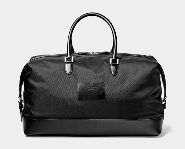 Mens Holdall Black Nylon Gentlemans Journal Shop