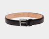 Men's 30mm Waxy Leather Belt - Black