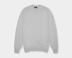 Cotton Crewneck Grey Sweater