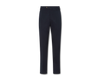 Navy Flat Front Cotton Chinos