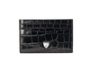 Slim Credit Card Case – Deep Shine Black Croc