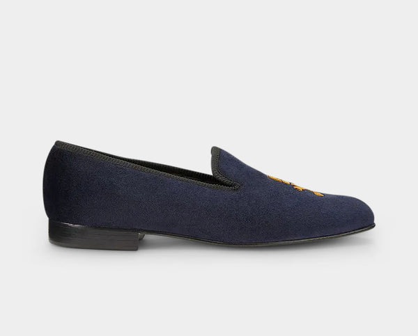 Mens on sale velvet slippers