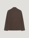 Brown Single Breasted Driving Jacket