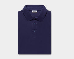 Siena Navy Sea Island Cotton Polo Shirt