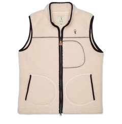 Alfré Cream Fleece Gilet