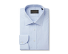 Pale Blue Poplin St James's Collar Classic Fit Single Cuff Shirt