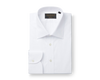 White Poplin St James's Collar Classic Fit Single Cuff Shirt