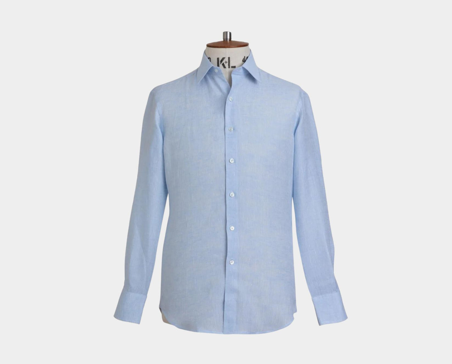 Pale Blue Linen Shirt