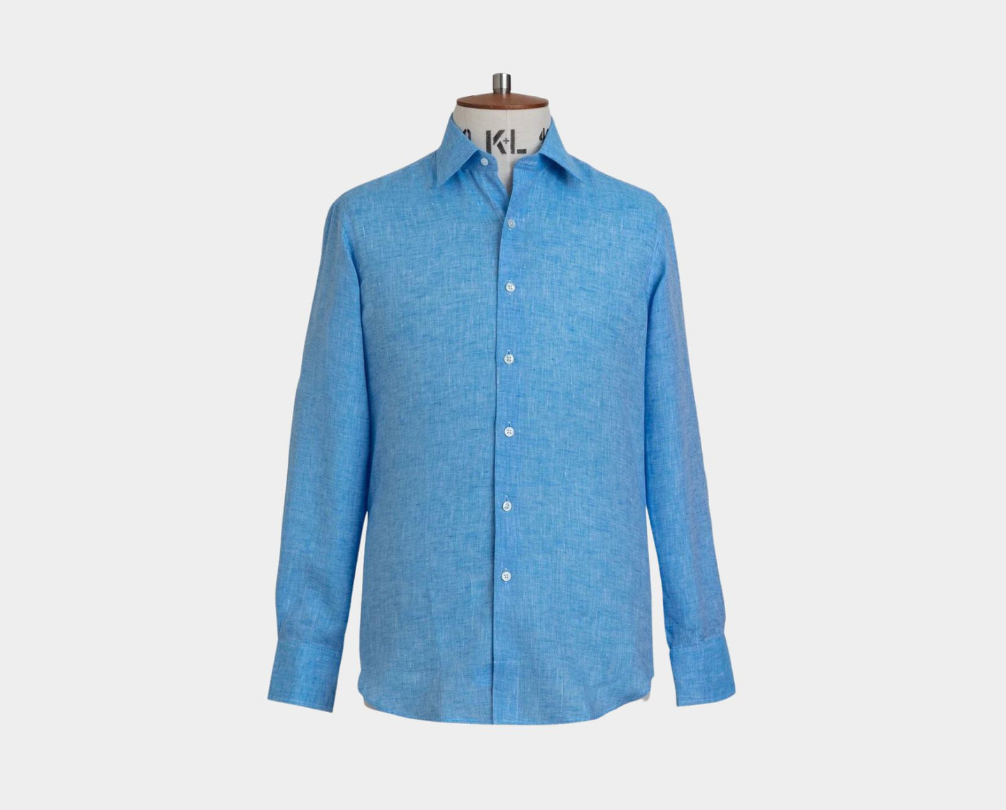 Sea Blue Linen Shirt