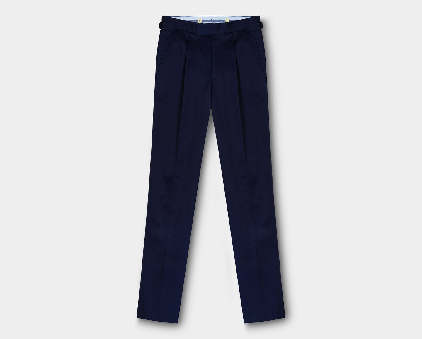 Duke Navy Cotton Trousers