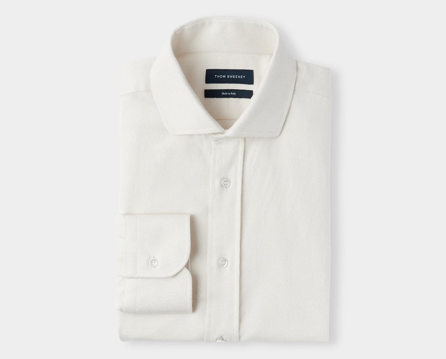 Flannel Cutaway Collar Shirt
