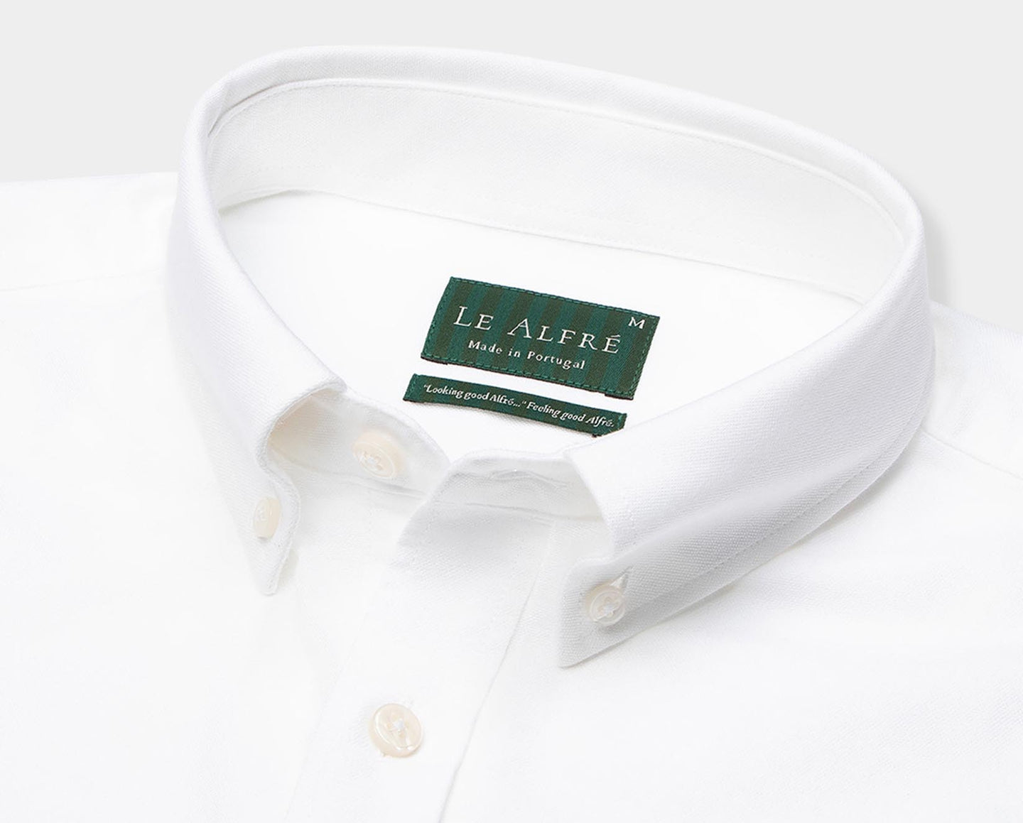 Alfré Classic White Oxford Shirt