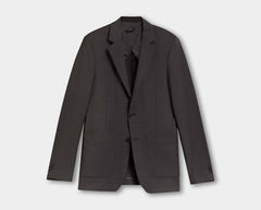 Four Season Wool Travel Blazer - Downtown Grey