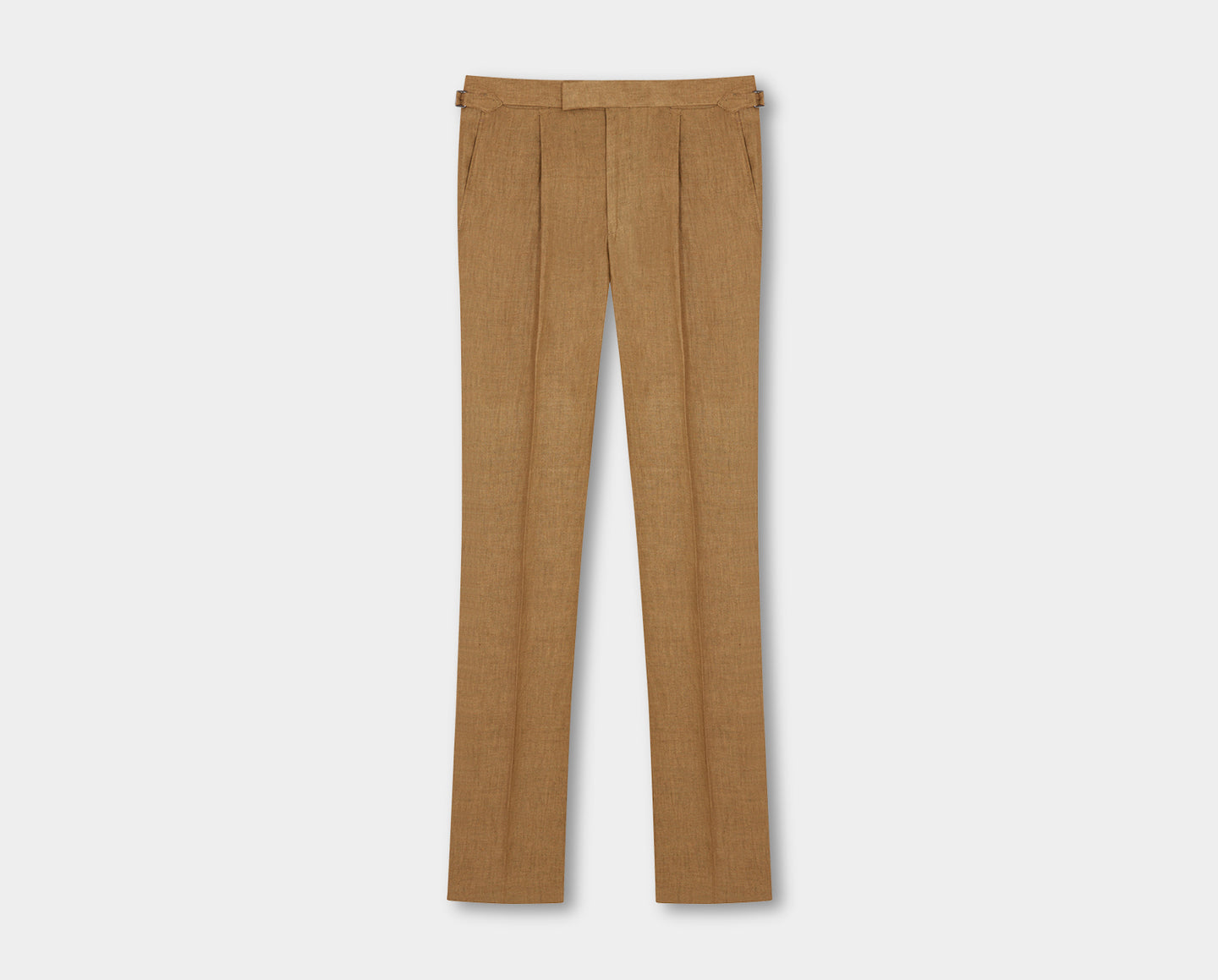 Duke Brown Linen Trousers