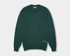Cotton Crewneck Hunter Green Sweater