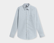 Cotton Oxford Shirt - Lake Blue