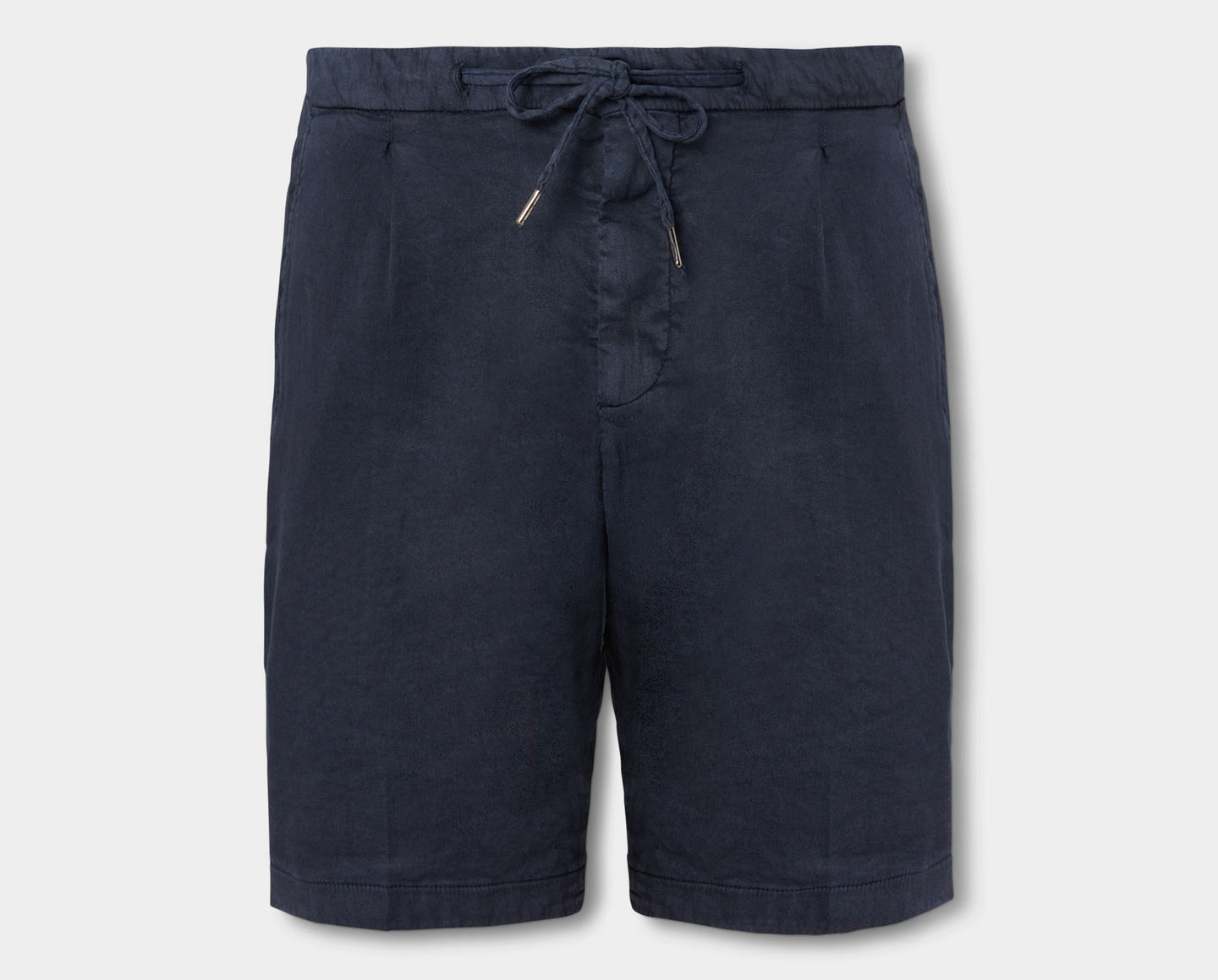 Linen Jersey Pleated Shorts