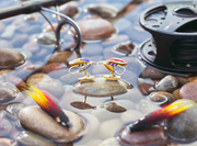 18ct Yellow Gold Fly Fishing Cufflinks