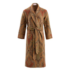 Antique Paisley Wool Dressing Gown