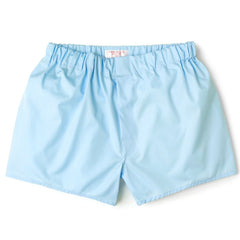 Ice Blue Superior Cotton Boxer Shorts - Classic Fit