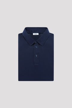 Inkwell Navy Egyptian Cotton Polo Shirt