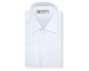 White Linen Shirt with T&A Collar and 3-Button Cuffs
