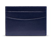Flat Credit Card Case in Marine Blue