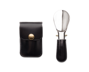 Ettinger Travel Shoehorn and Pouch in Black