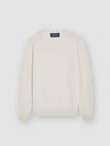 Cashmere Crew Neck Sweater Off-White Product Image