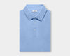 Amalfi Blue Egyptian Cotton Polo Shirt