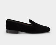 Black Velvet Dress Slippers