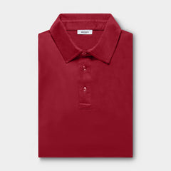 Cardinale Red Egyptian Cotton Polo Shirt