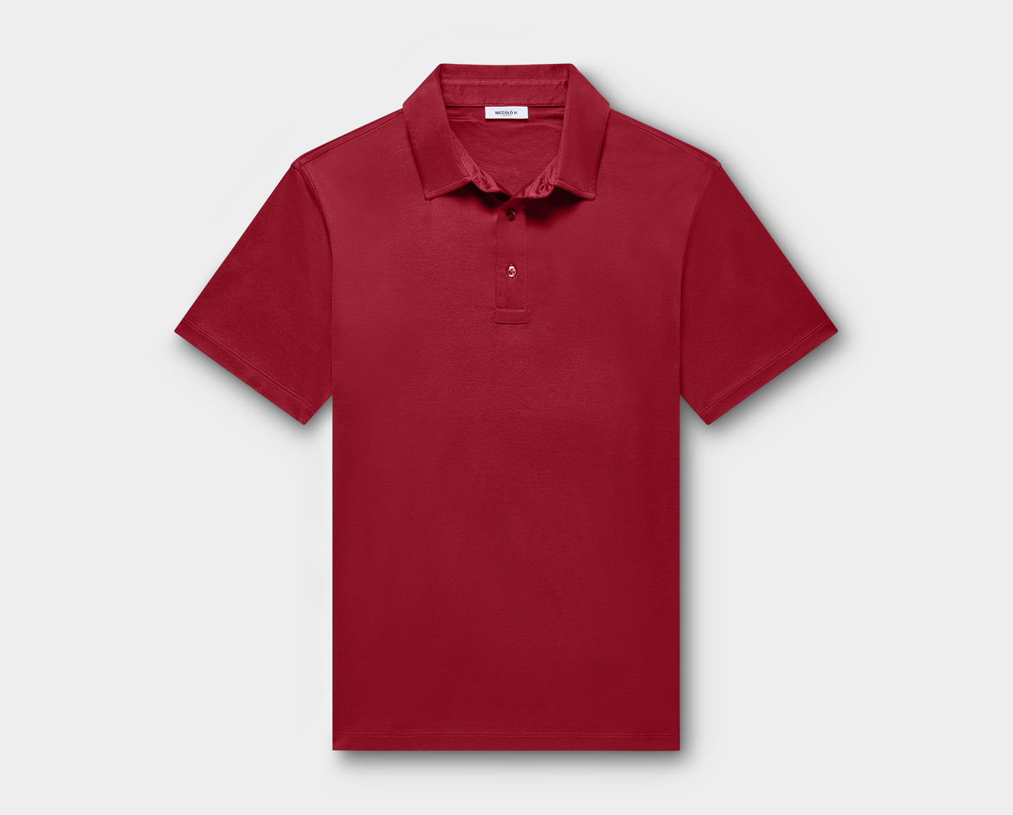 Cardinale Red Egyptian Cotton Polo Shirt