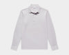 Carrara Grey Long Sleeve Polo Shirt