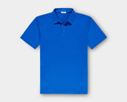 Cerulean Blue Egyptian Cotton Polo Shirt
