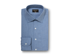 Brushed Cotton Shirt - Denim