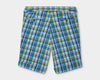 Windsor Madras Blue Cotton Shorts