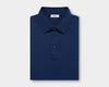 Dark Sapphire Sea Island Cotton Polo Shirt