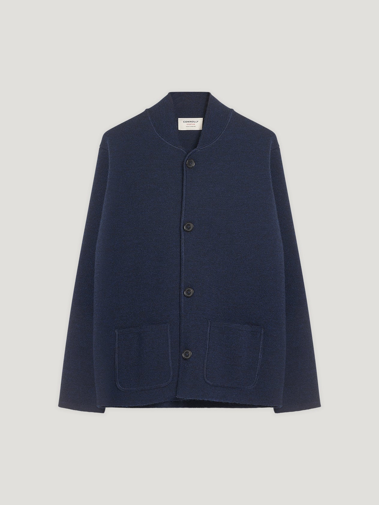 Workwear Blue Single Breasted Driving Jacket