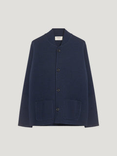 Workwear Blue Single Breasted Driving Jacket