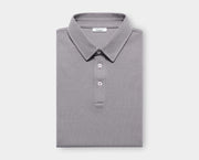 Sharkskin Grey Egyptian Cotton Polo Shirt