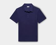 Siena Navy Sea Island Cotton Polo Shirt