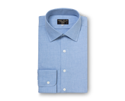 Brushed Cotton Shirt - Sky Blue