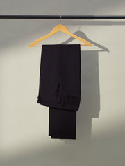 Looking for a versatile and stylish addition to your wardrobe? Check out our collection of blue wool trousers. From the office to your flight to the lobby lounge.