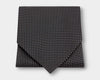 Black and White Mini Spot Silk Ascot Tie